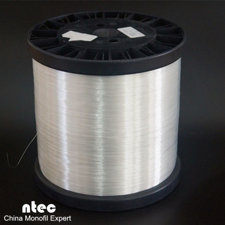 पॉलिएस्टर Monofilament कच्चे सफेद