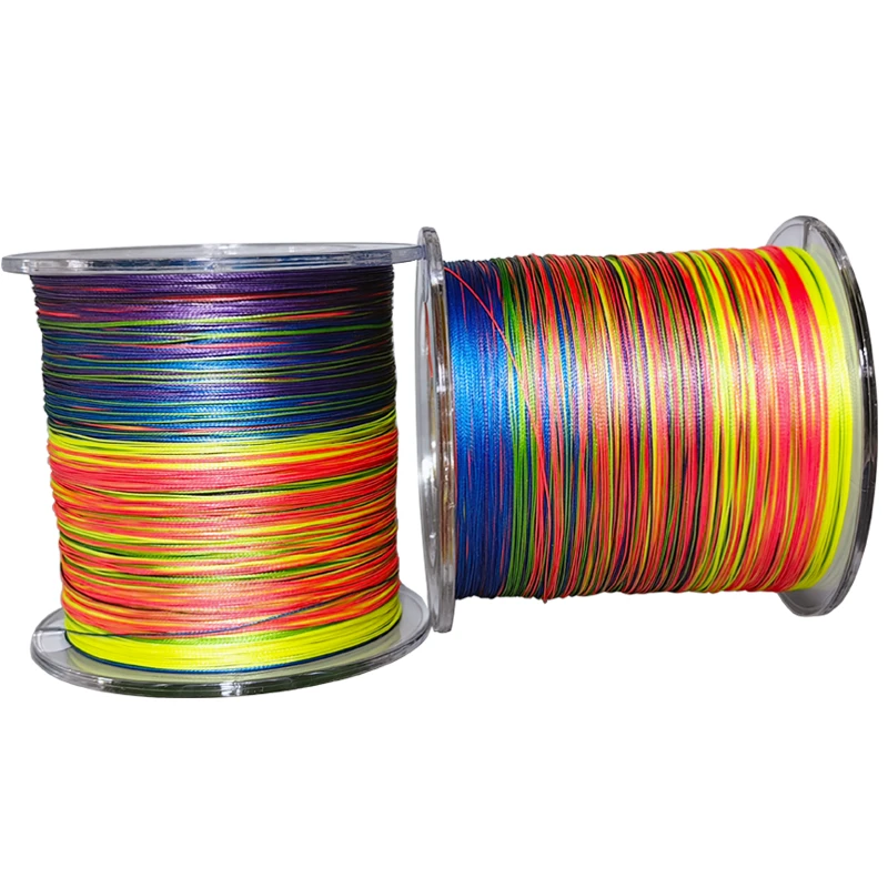 High Strength And Ultra Smooth 8-Weave PE Fishing Line Woven 100m 1000m