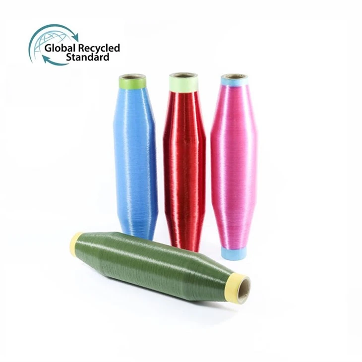GRS RPET Polyester Monofilament Yarn For Shoes Upper